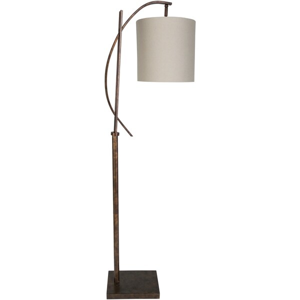 Cabot Cream Linen/Metal 65-inch Floor Lamp