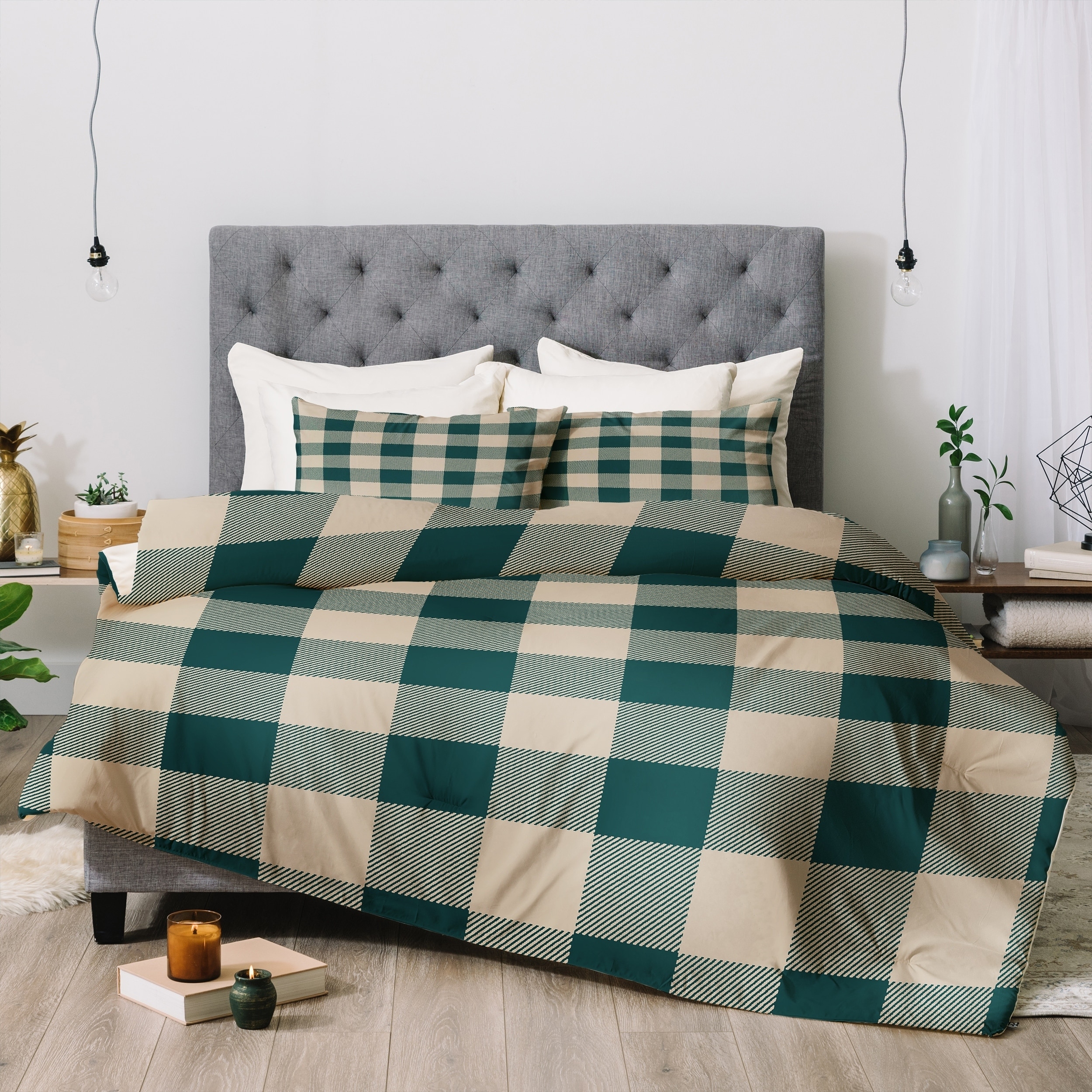 Shop Zoe Wodarz Cozy Woods Plaid Comforter Set On Sale Free