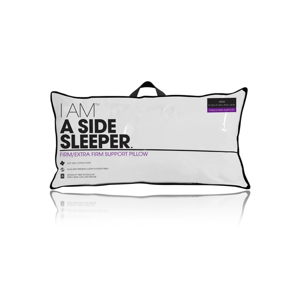 I AM a Density Side Sleeper Pillow - White