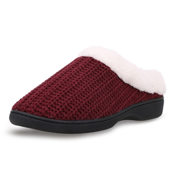 fleece lined slippers