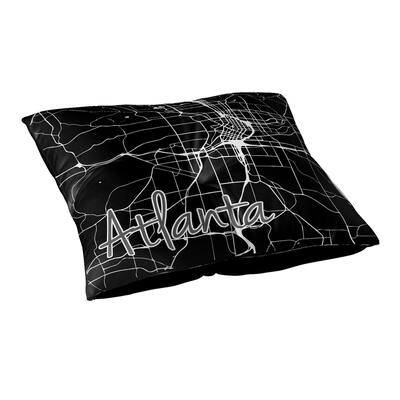 Kavka Designs Atlanta Black/White Floor Pillow