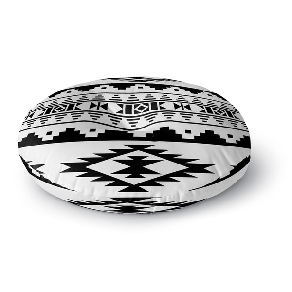 Kavka Designs Cherokee Black Floor Pillow