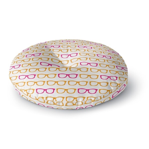 Kavka Designs Sunshine Pink/Orange Floor Pillow