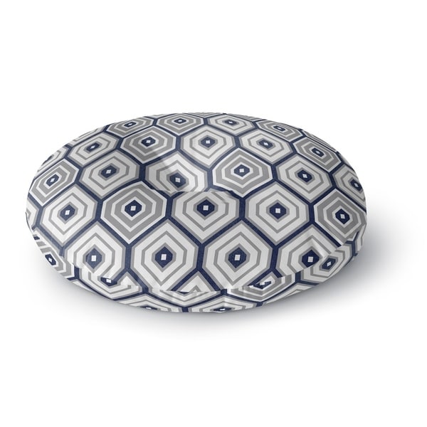Kavka Designs Honey Boo Grey/Blue Floor Pillow
