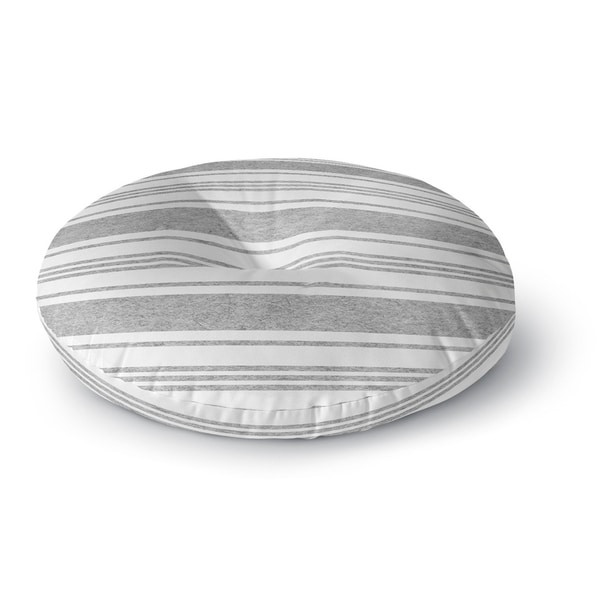 Kavka Designs Cummaquid Grey/White Floor Pillow