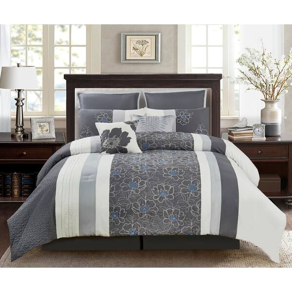 Shop Wonder Home Manila 8pc Embellished Comforter Set Free