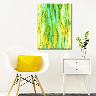 Ready2HangArt 'Algae' Abstract Canvas Wall Art