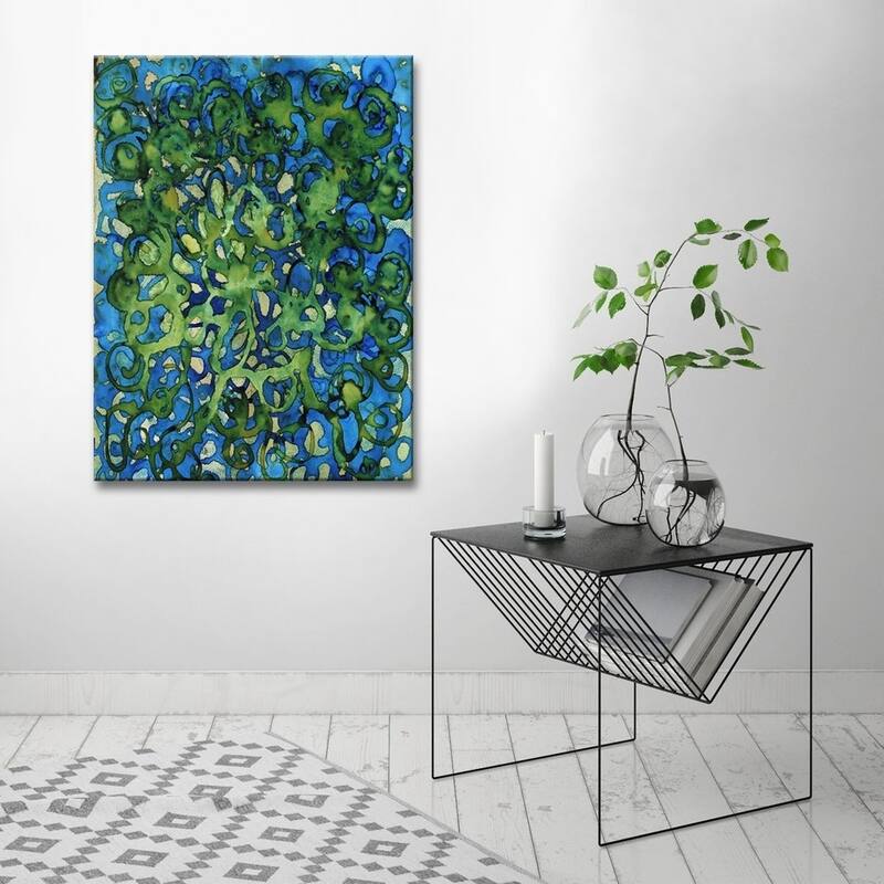 Ready2HangArt 'Water Vines' Abstract Canvas Wall Art
