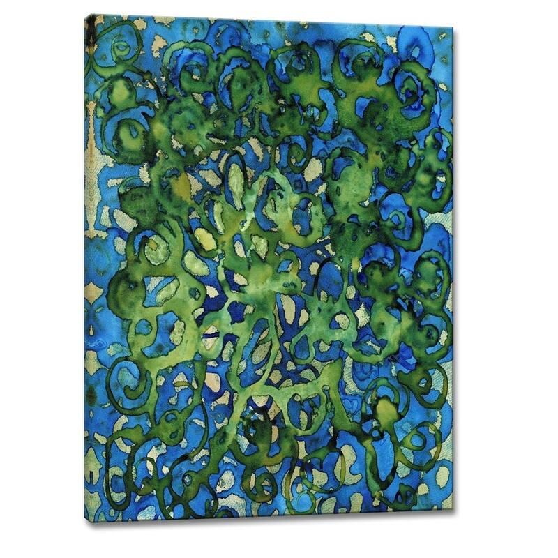 Ready2HangArt 'Water Vines' Abstract Canvas Wall Art