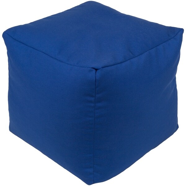 Madryn Modern Solid Color Violet 18" Pouf