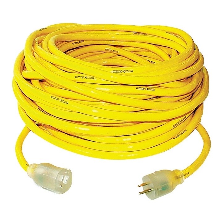 Yellow Jacket Outdoor Extension Cord 10/3 SJTW 50 ft. L Yellow eBay