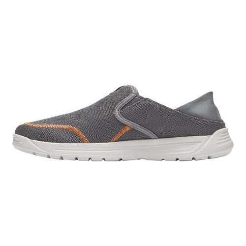 Men's Rockport Randle Mesh Slip On Grey Canvas - Free Shipping Today ...