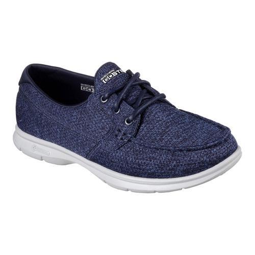 Women's Skechers GO STEP Excape Boat Shoe Navy - Free Shipping Today ...