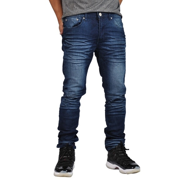 Indigo People Premium Quality Skinny Stretch Indigo Bake Jeans