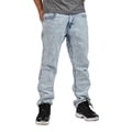 Indigo People Premium Quality Straight Light Acid Wash Jeans