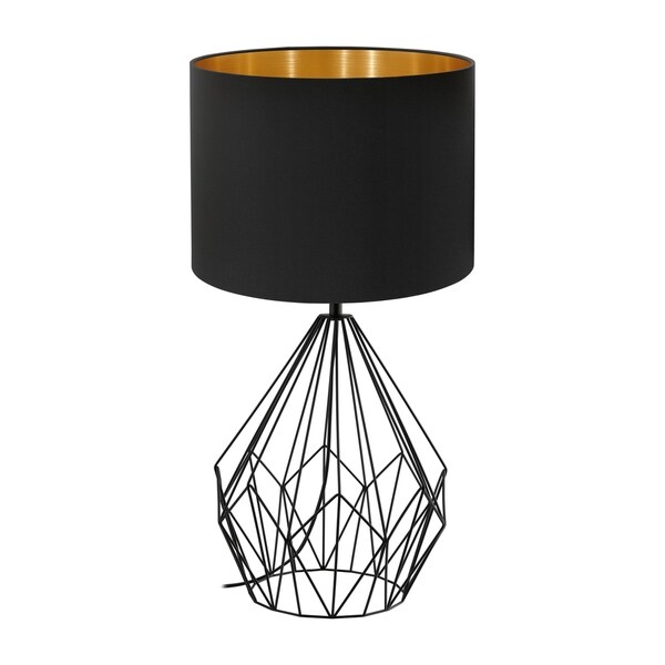Shop Eglo Pedregal 1 Table Lamp W/ Matte Black Finish and ...