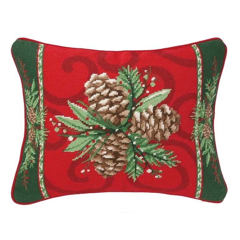 Shop Sally Eckman Roberts Christmas Bayberry Pine Needlepoint