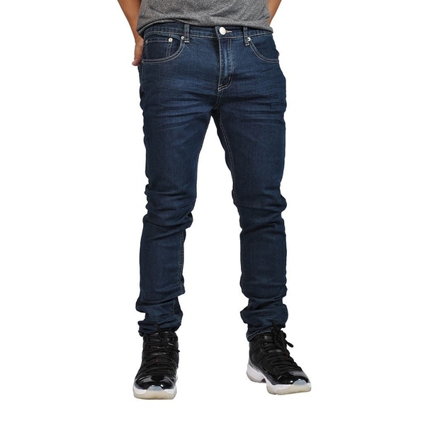 Indigo People Premium Quality Skinny Stretch Dark Indigo Bake Jeans