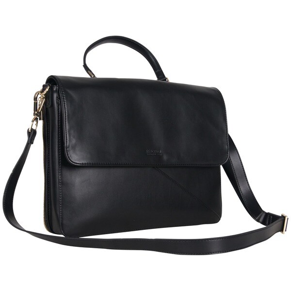 Kenneth Cole Reaction Fashion-forward K-pocket 15-inch Laptop Messenger Bag/ Crossbody Business Tote