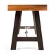 Catriona Outdoor Rustic Acacia Wood Bench by Christopher Knight Home