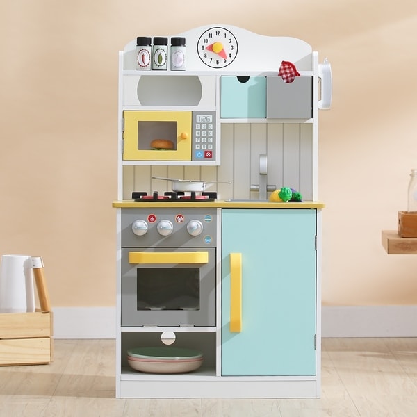 kids small wooden kitchen