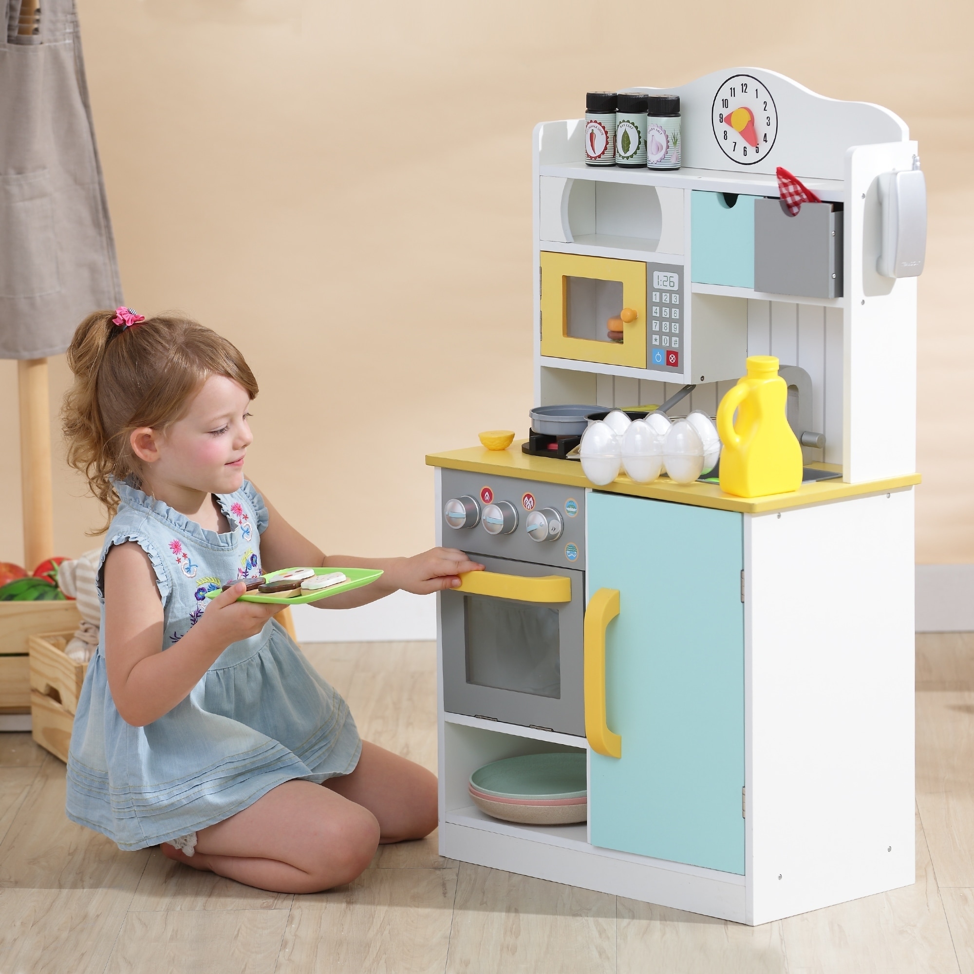teamson kids florence small play kitchen