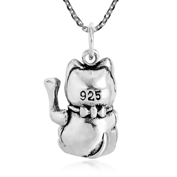 maneki neko necklace