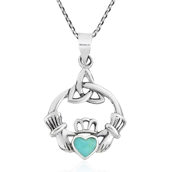 claddagh heart necklace