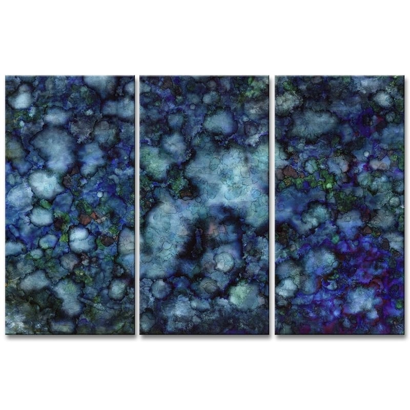 Ready2HangArt 'Hidden Galaxy' Canvas Wall Decor Set by Max+E - Blue