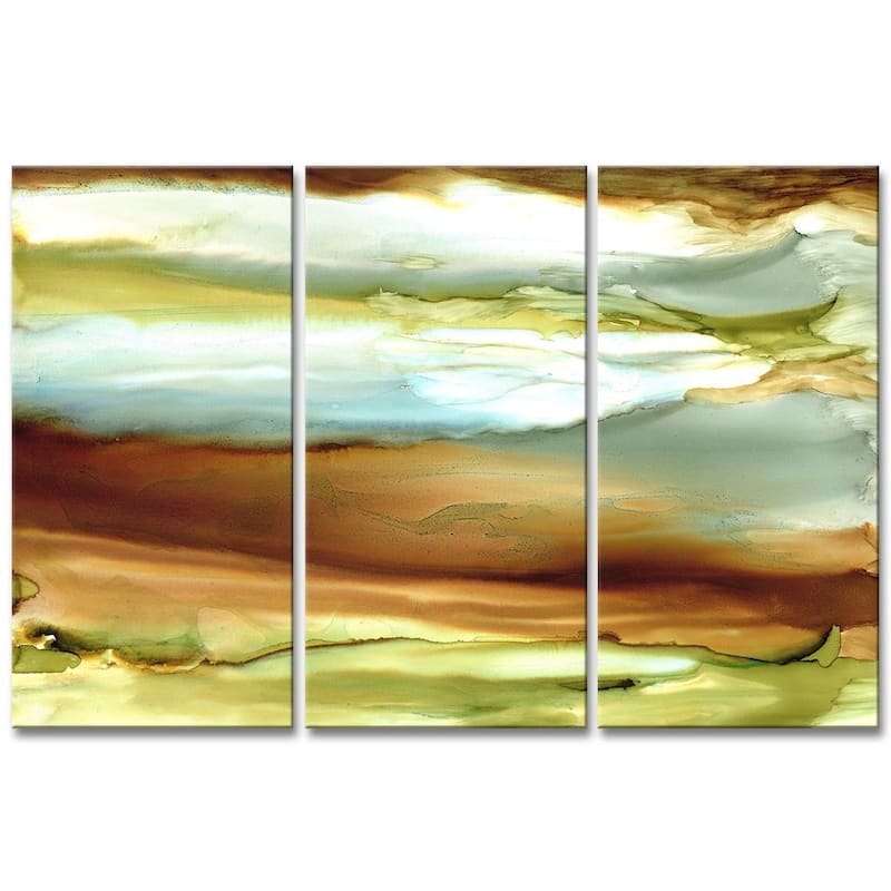 Ready2HangArt 'Jupiter' Canvas Wall Decor Set by Max+E - Brown