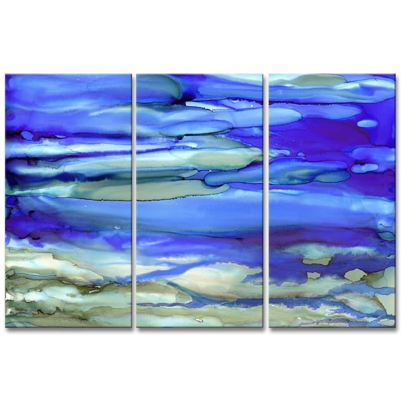 Ready2HangArt 'Ocean Blue' Canvas Wall Decor Set by Max+E