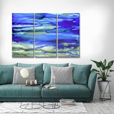 Ready2HangArt 'Ocean Blue' Canvas Wall Decor Set by Max+E