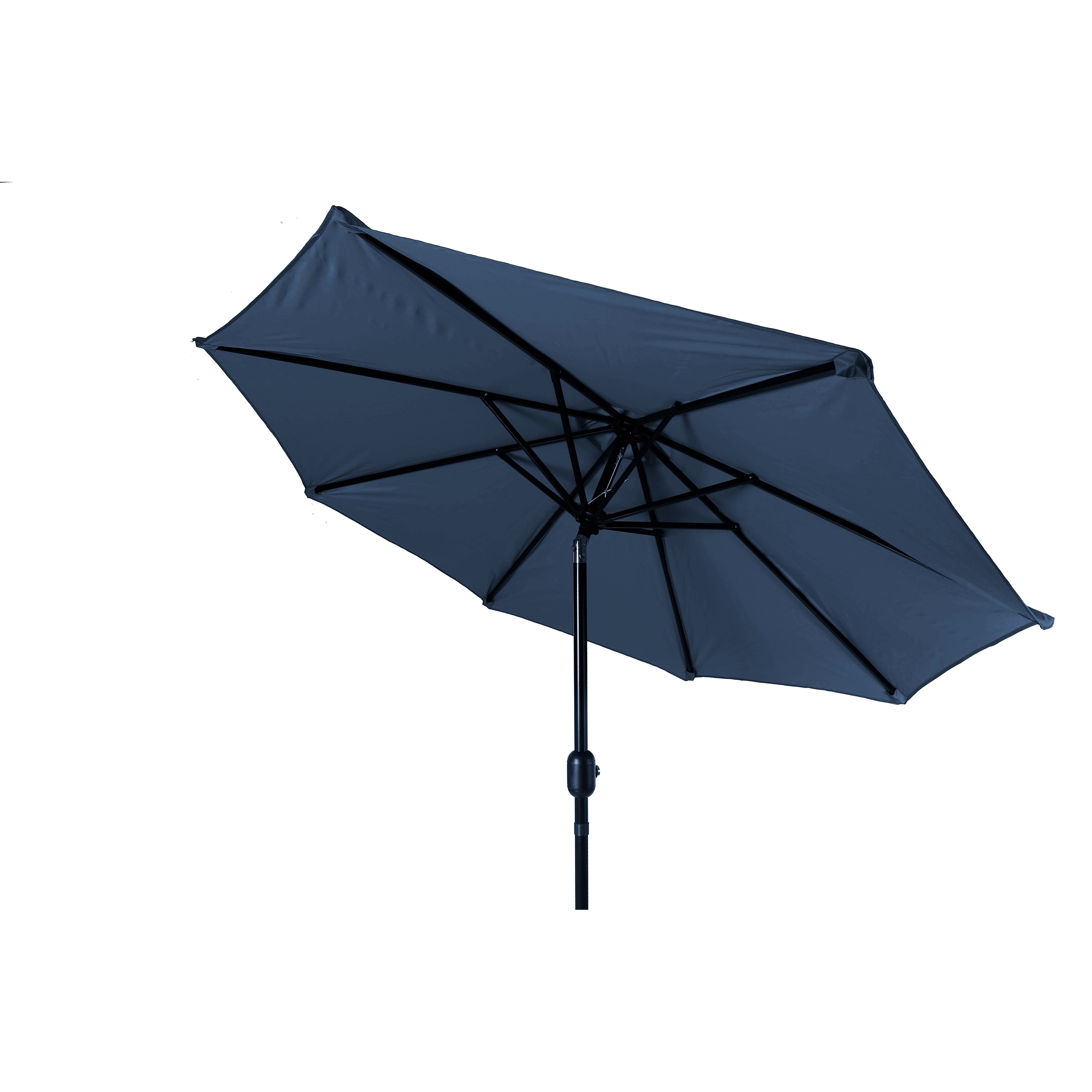 Shop Tilt Crank Patio Umbrella 10 By Trademark Innovations Overstock 18104771 Blue Polyester Patio