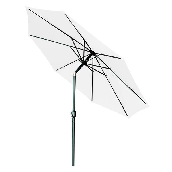 Shop Tilt Crank Patio Umbrella 10 By Trademark Innovations Overstock 18104771 Blue Polyester Patio