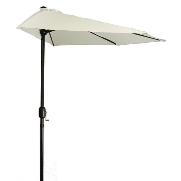 Trademark Innovations Patio Half Umbrella - 9' - by (Spa)