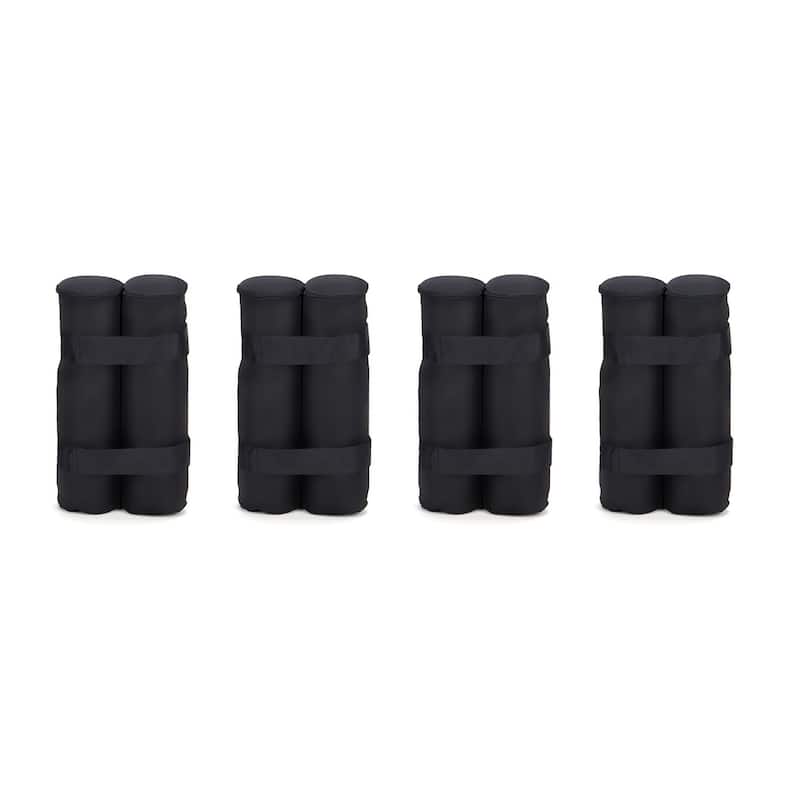 16" Tall Canopy Tent Weight Bag with Zippered Top - Set of 4 - By Trademark Innovations