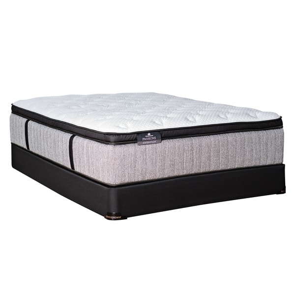 Kingsdown Passions Aspiration 14.75 inch Kingsize Pillow Top Luxury Mattress Set Bed Bath