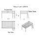 preview thumbnail 3 of 31, Roxy Twin Junior Loft Solid Wood Bed with Playhouse Tent
