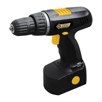 Steel Grip 18 volts 3/8 in. Keyless 900 rpm Cordless Drill/Driver Kit