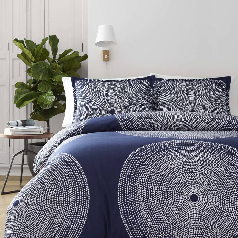 Marimekko Fokus Navy Comforter
