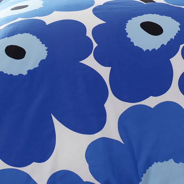 Shop Marimekko Unikko Blue Comforter Set Free Shipping Today