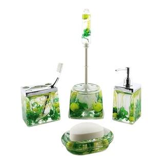 Green Bathroom Accessories Find Great Bath Towels Deals Ping 5 Pc Bathroom Set Green Les