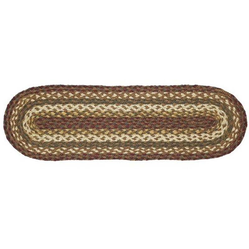 Green Rustic Flooring VHC Tea Cabin Stair Tread Jute - 8.5x27