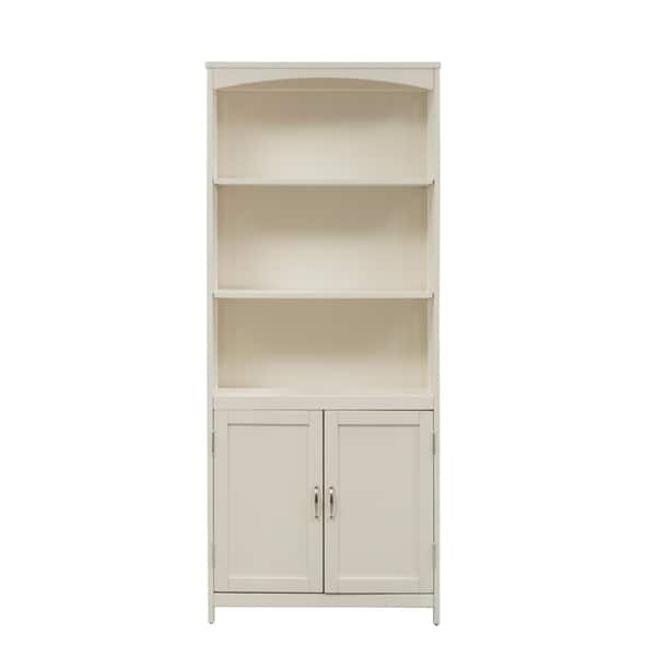 Shop Hampton Bay White Door Bookcase On Sale Overstock 18107628
