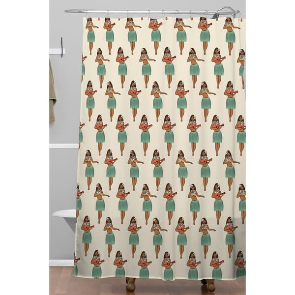Shop Little Arrow Design Co Hula Girl Shower Curtain Free