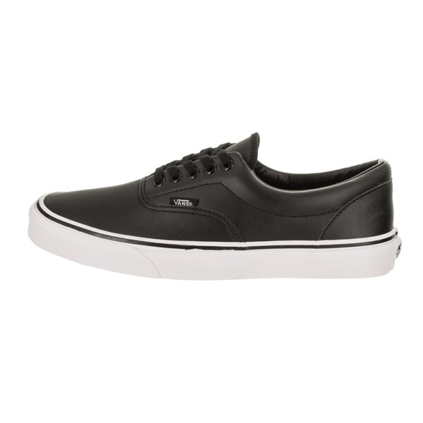 vans classic tumble era black leather