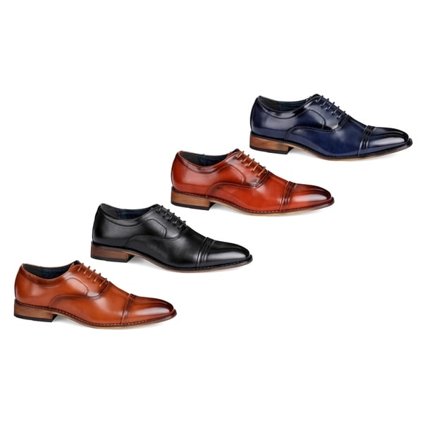 UV Signature Men's Lace-up Cap-toe Oxfords