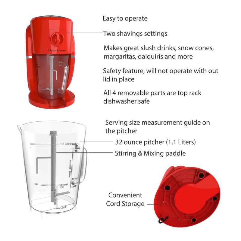 Classic CuisineFrozen Drink Slushy Maker