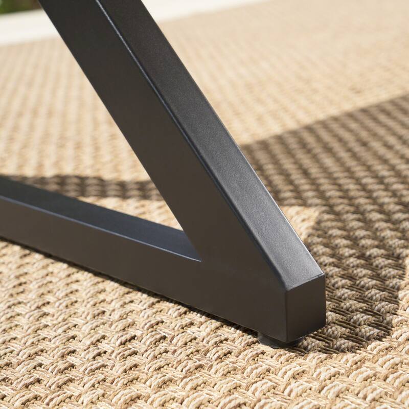 Rolando Outdoor Aluminum Dining Bench by Christopher Knight Home