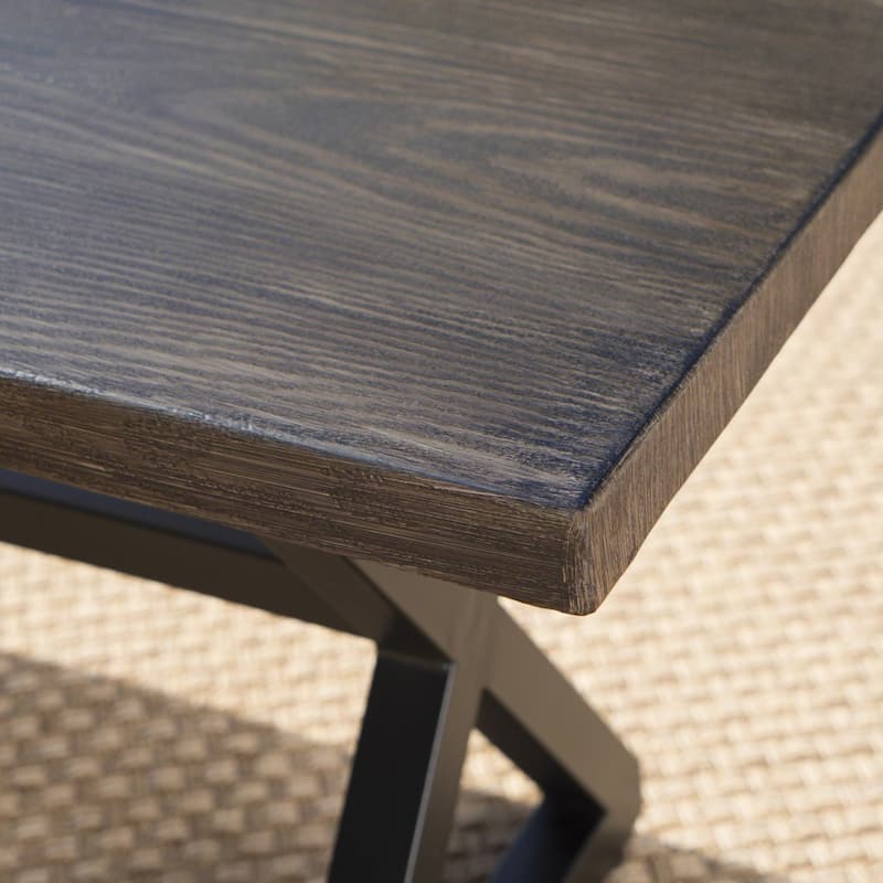 Rolando Outdoor Aluminum Picnic Dining Table by Christopher Knight Home - 70.50"L x 35.25"W x 29.00"H